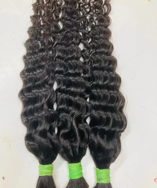 Cabello humano rizado