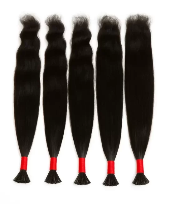 Extensiones de cabello con punta en I