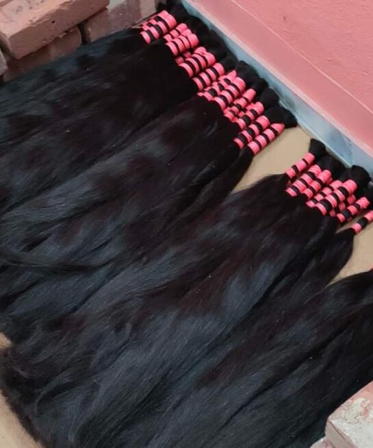 Cabello doblemente dibujado no Remy