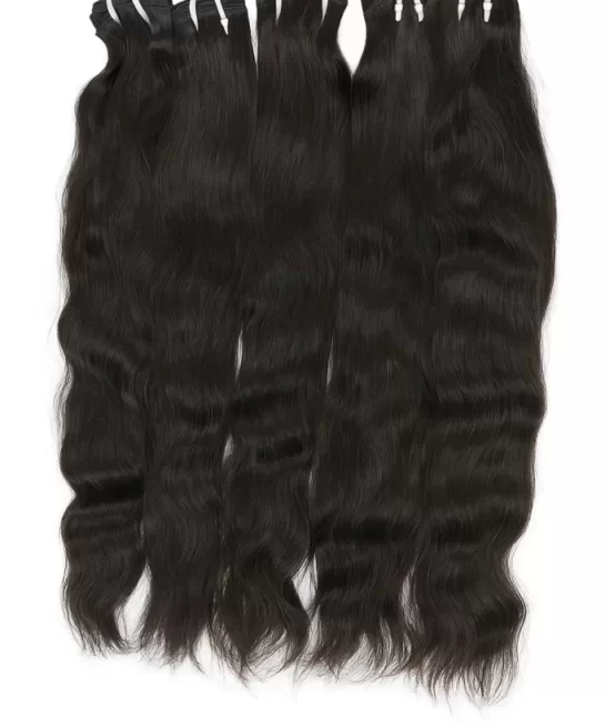 Trama de cabello humano